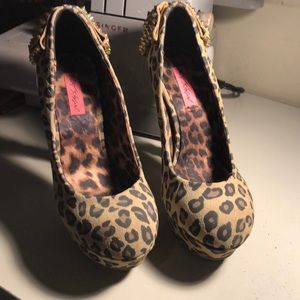 Animal print shoes